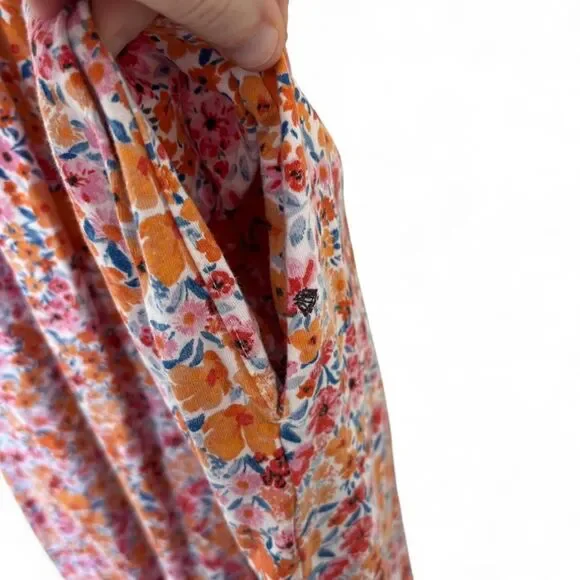 Old Navy multicolored floral maxi dress with pockets Size M - Picture 3 of 5